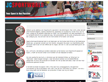 Tablet Screenshot of jcsportworld.com